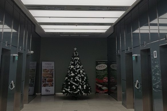 LED lighting at Millennium Center Sofia