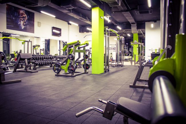GM Fitness Center Sports Hall Lighting