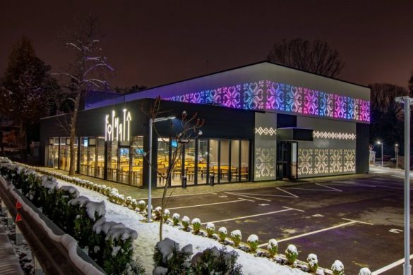 Lighting design за ресторант "Корията" - София
