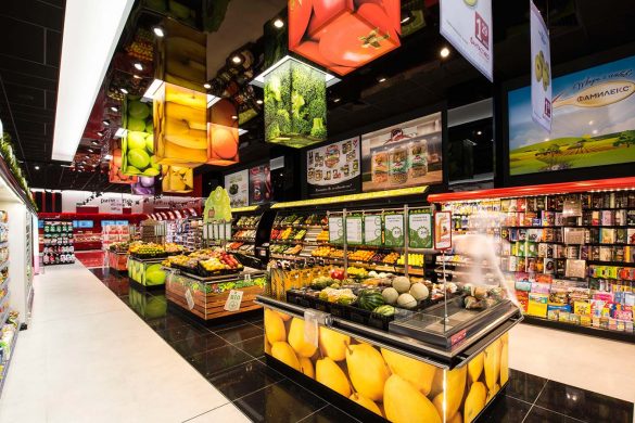 Lighting design for supermarket „Fantastico” F43